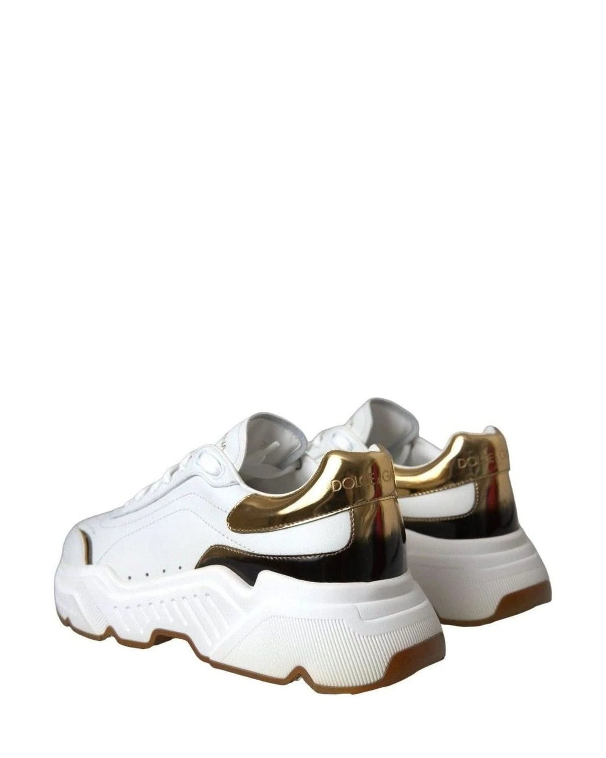 Dolce & Gabbana White Daymaster Leather Sneakers Shoes Sneakers