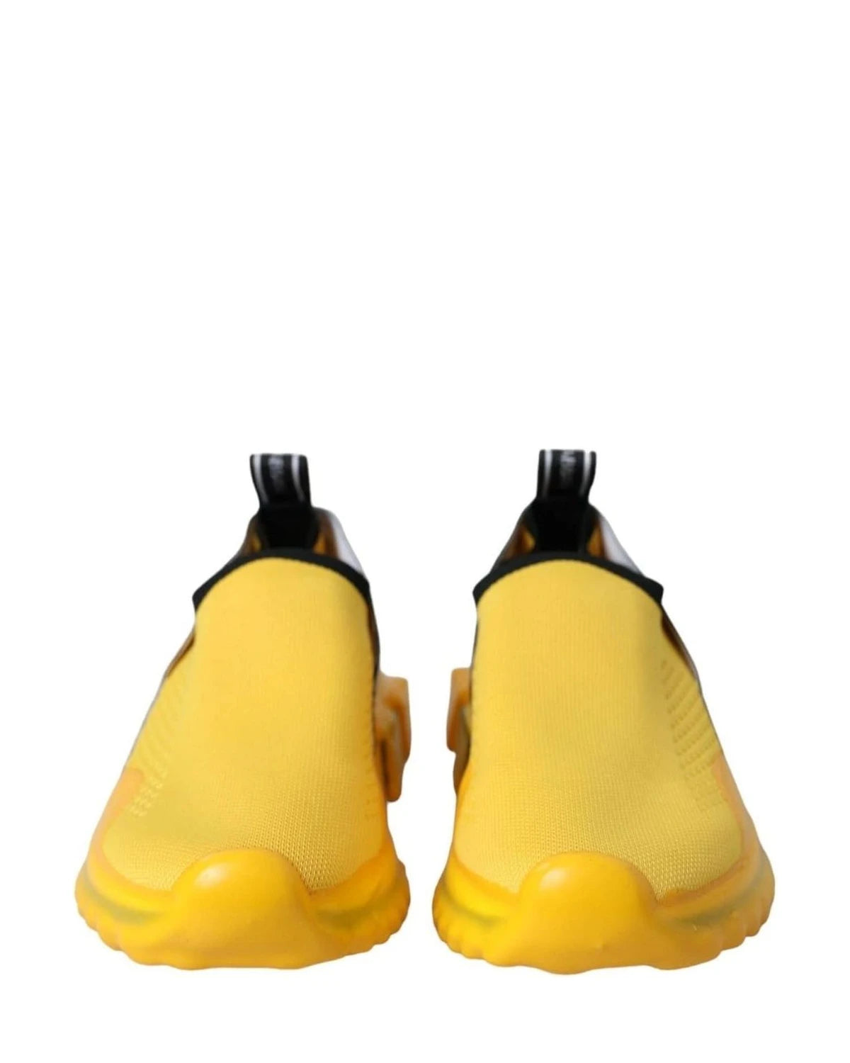 Dolce & Gabbana Yellow Sorrento Slip On Sneakers Women Shoes Sneakers