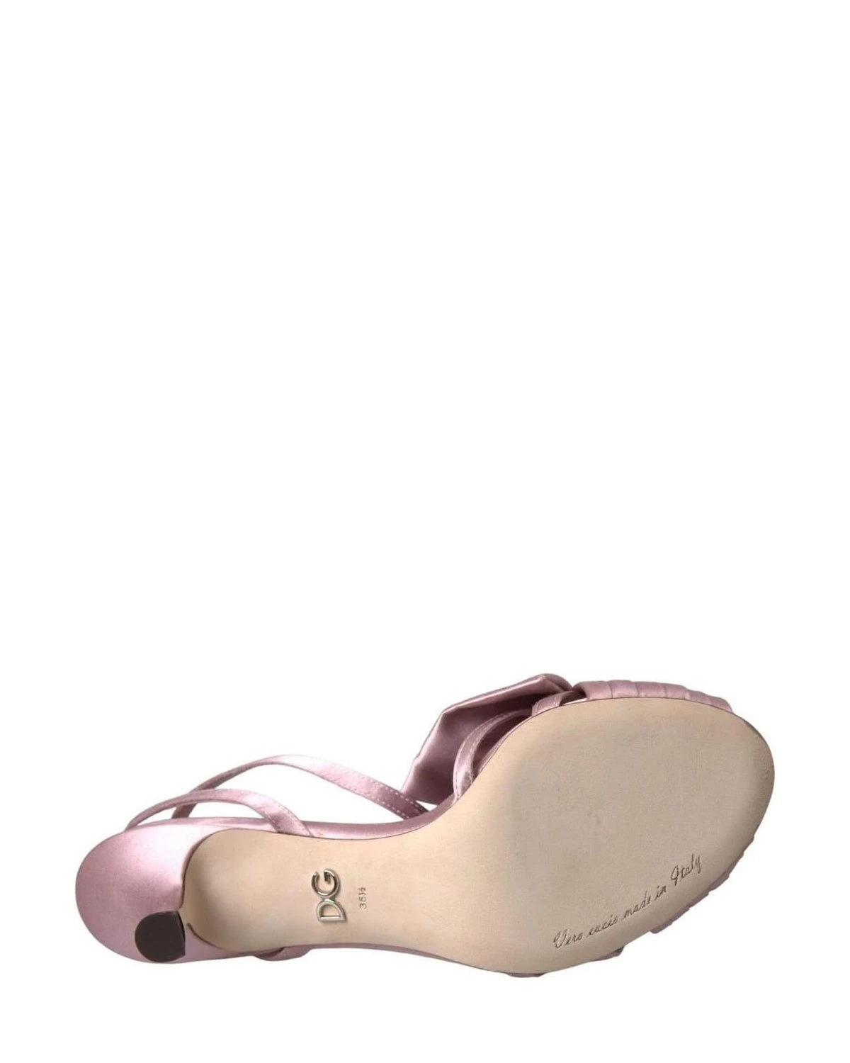 Dolce & Gabbana Pink Keira Crystal Heels Sandals Shoes Heels