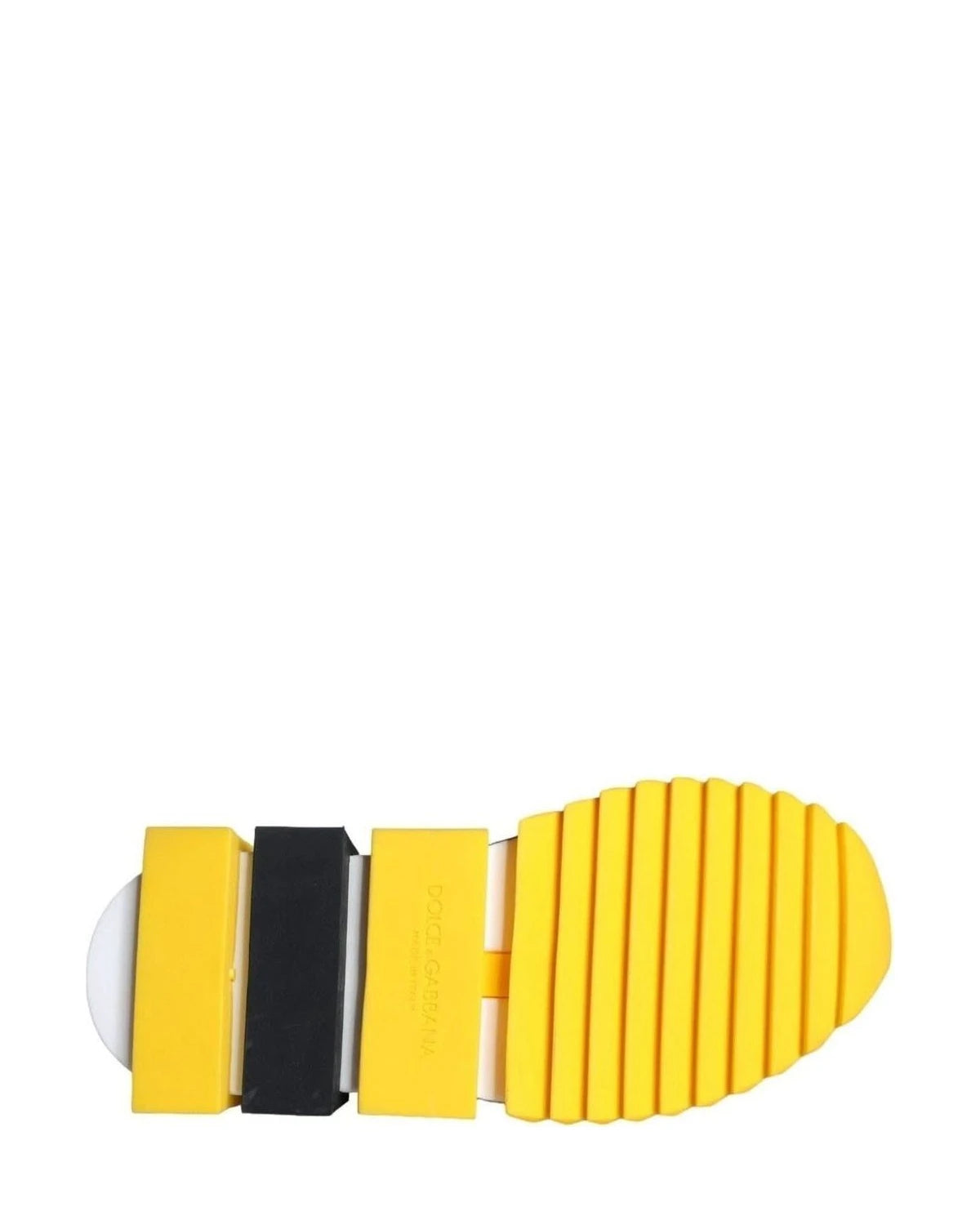 Dolce & Gabbana Yellow Sorrento Crystals Sneakers Womens Shoes Sneakers