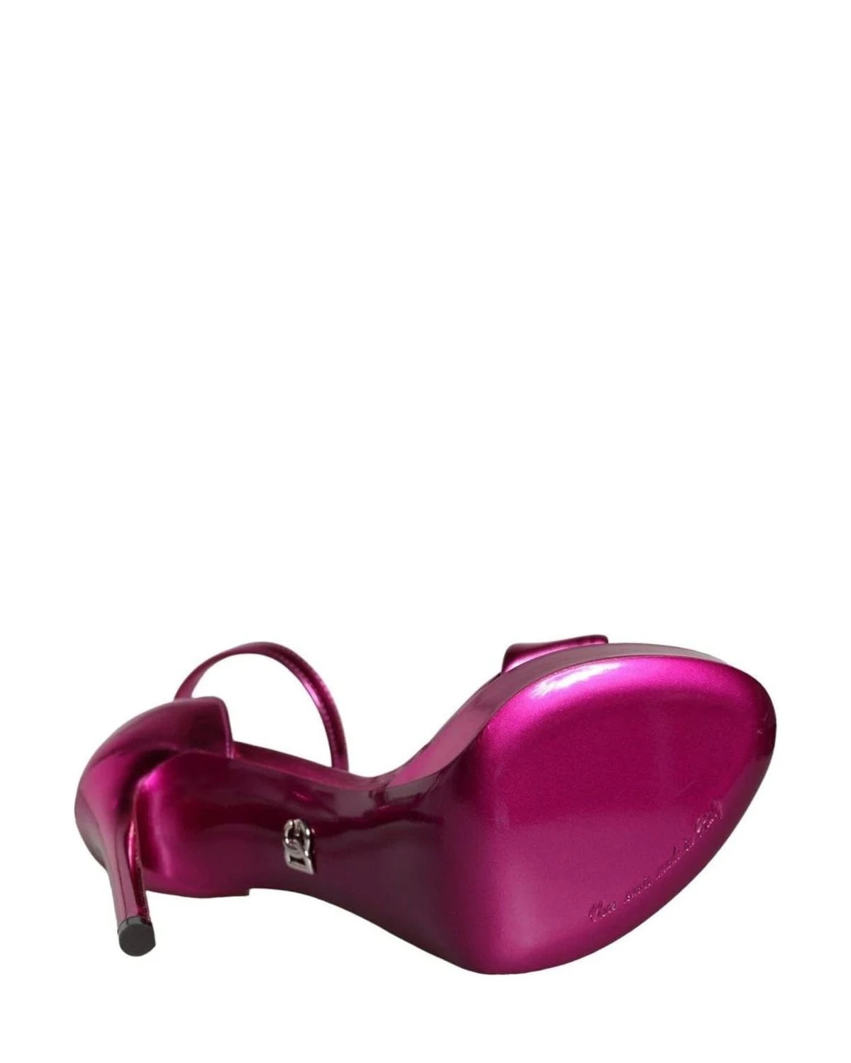 Dolce & Gabbana Fuchsia Keira Heels Ankle Strap Sandals Shoes Heels