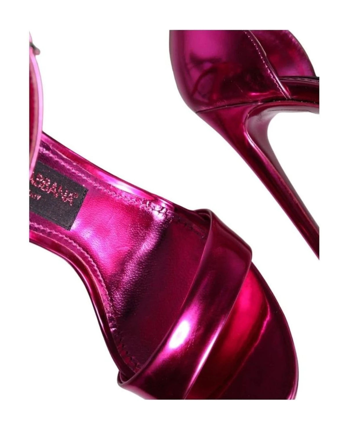 Dolce & Gabbana Fuchsia Keira Heels Ankle Strap Sandals Shoes Heels
