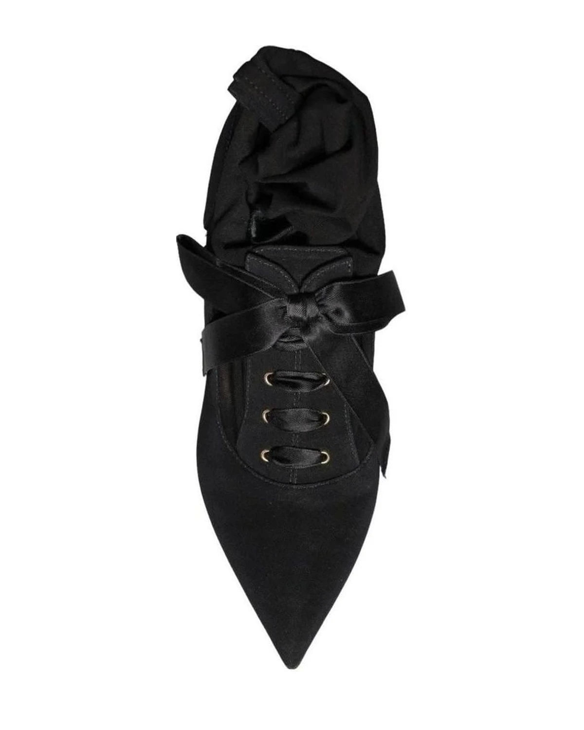 Dolce & Gabbana Black Stiletto Heels Mid Calf Boots Shoes Boots