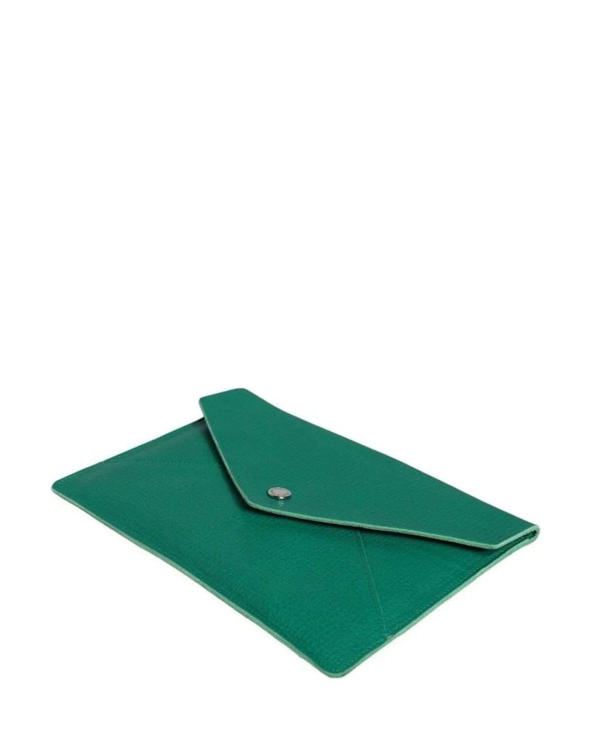 Dolce & Gabbana Green Leather Handbag Clutch Mini Purse Pouch Tablet Case Clutch Bags
