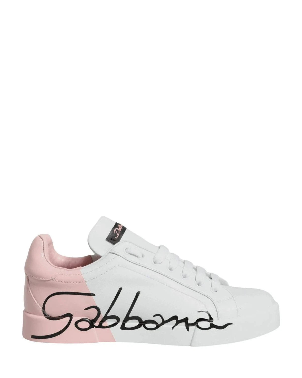 Dolce & Gabbana White Portofino Low Top Sneakers Shoes Sneakers
