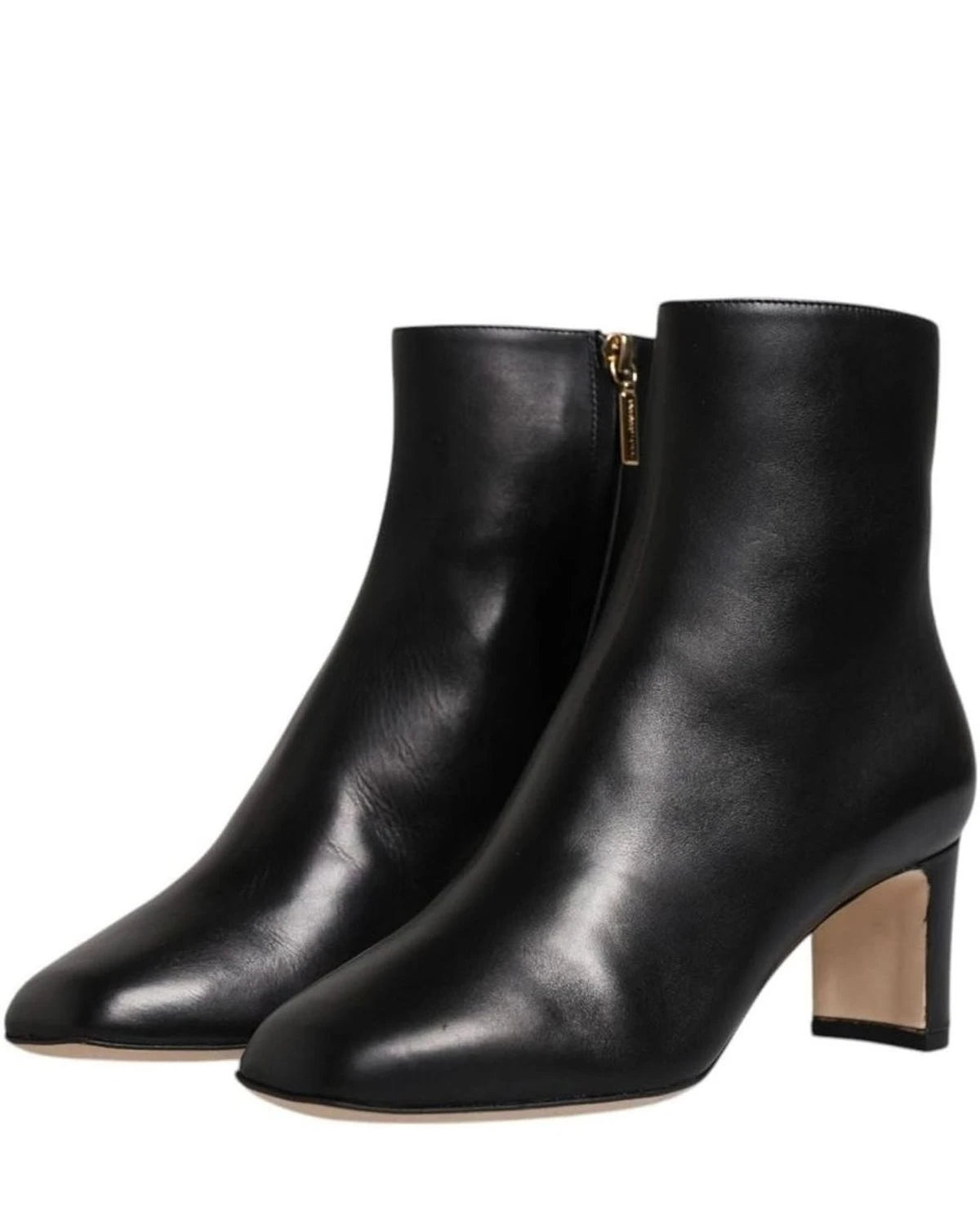 Dolce & Gabbana Black Jackie Leather Mid Calf Boots Shoes Boots
