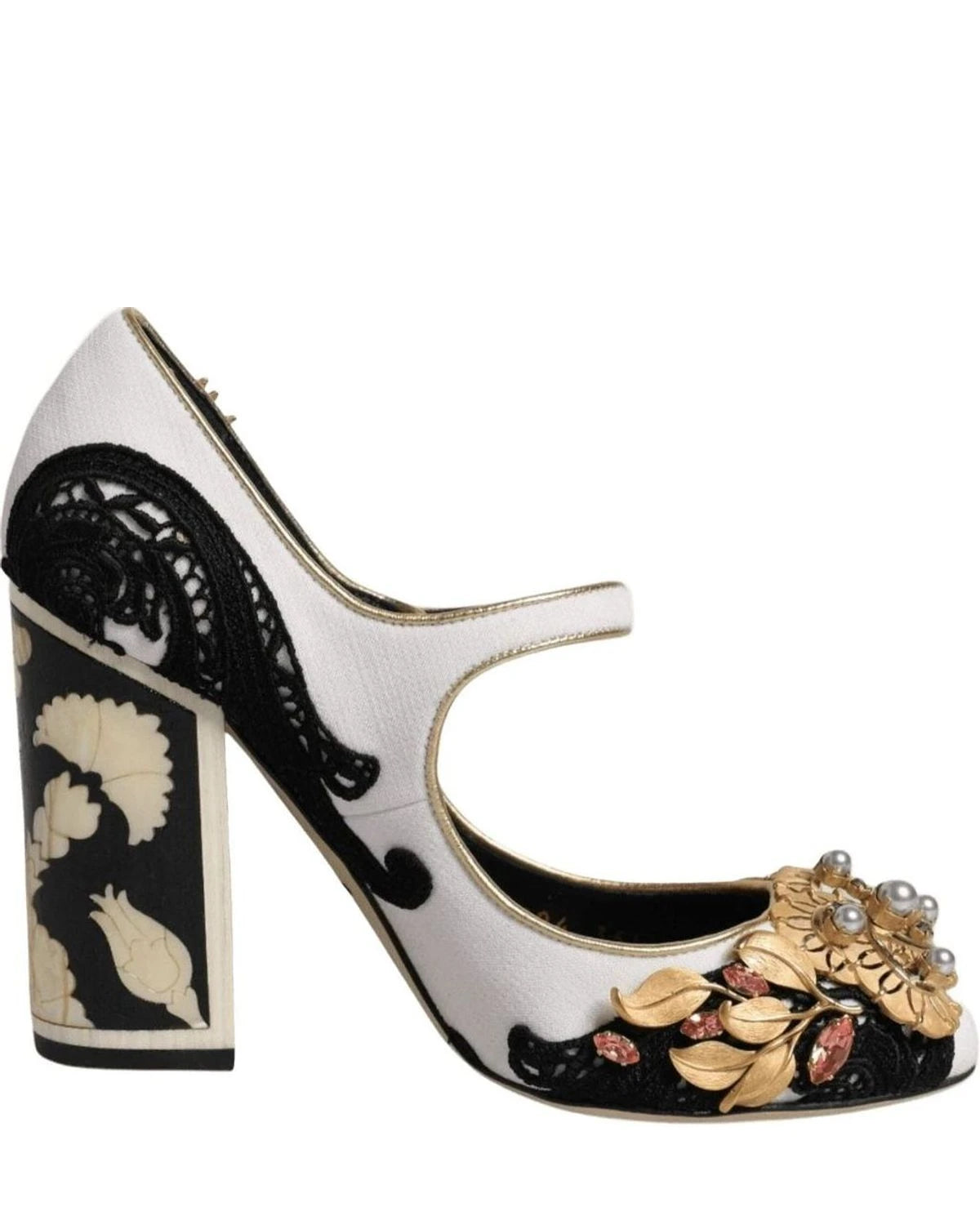 Dolce & Gabbana Multicolor Embellished Heels Pumps Shoes Glam Steals