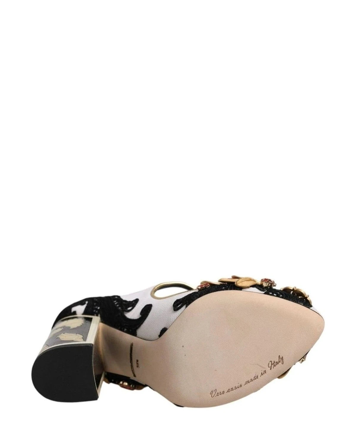 Dolce & Gabbana Multicolor Embellished Heels Pumps Shoes Heels