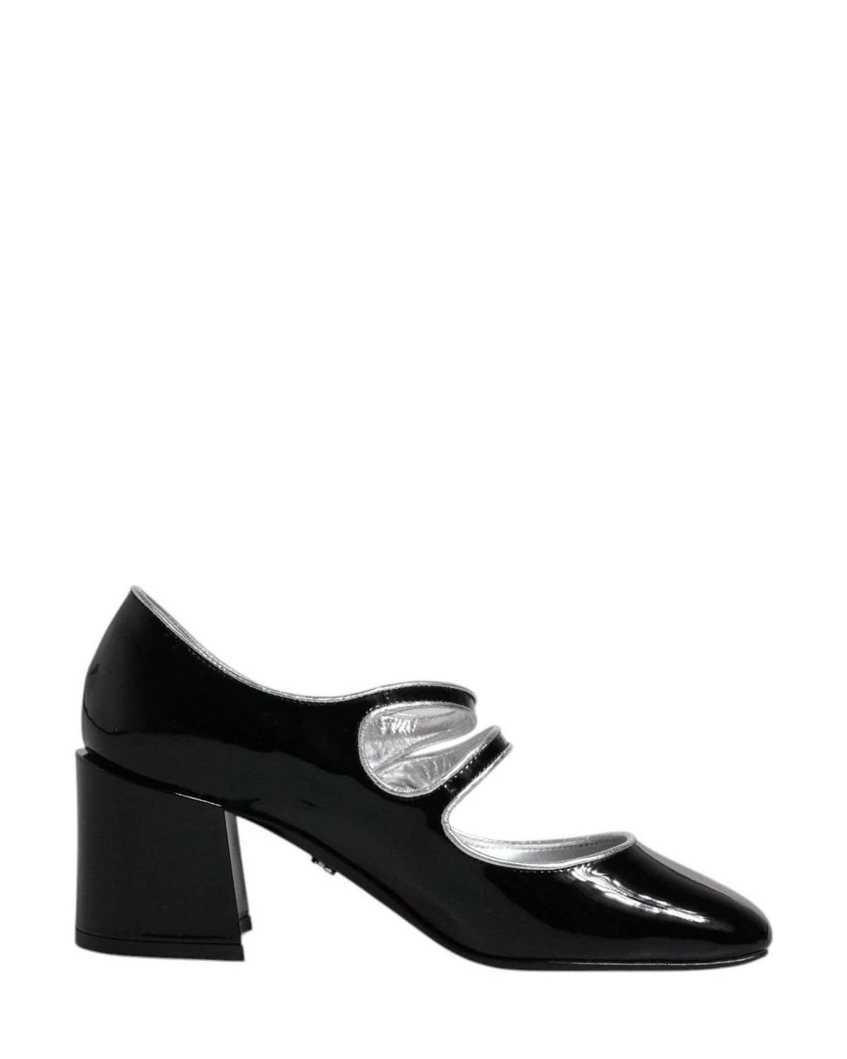 Dolce & Gabbana Black Patent Leather Crystal Mary Jane Pumps Shoes Heels
