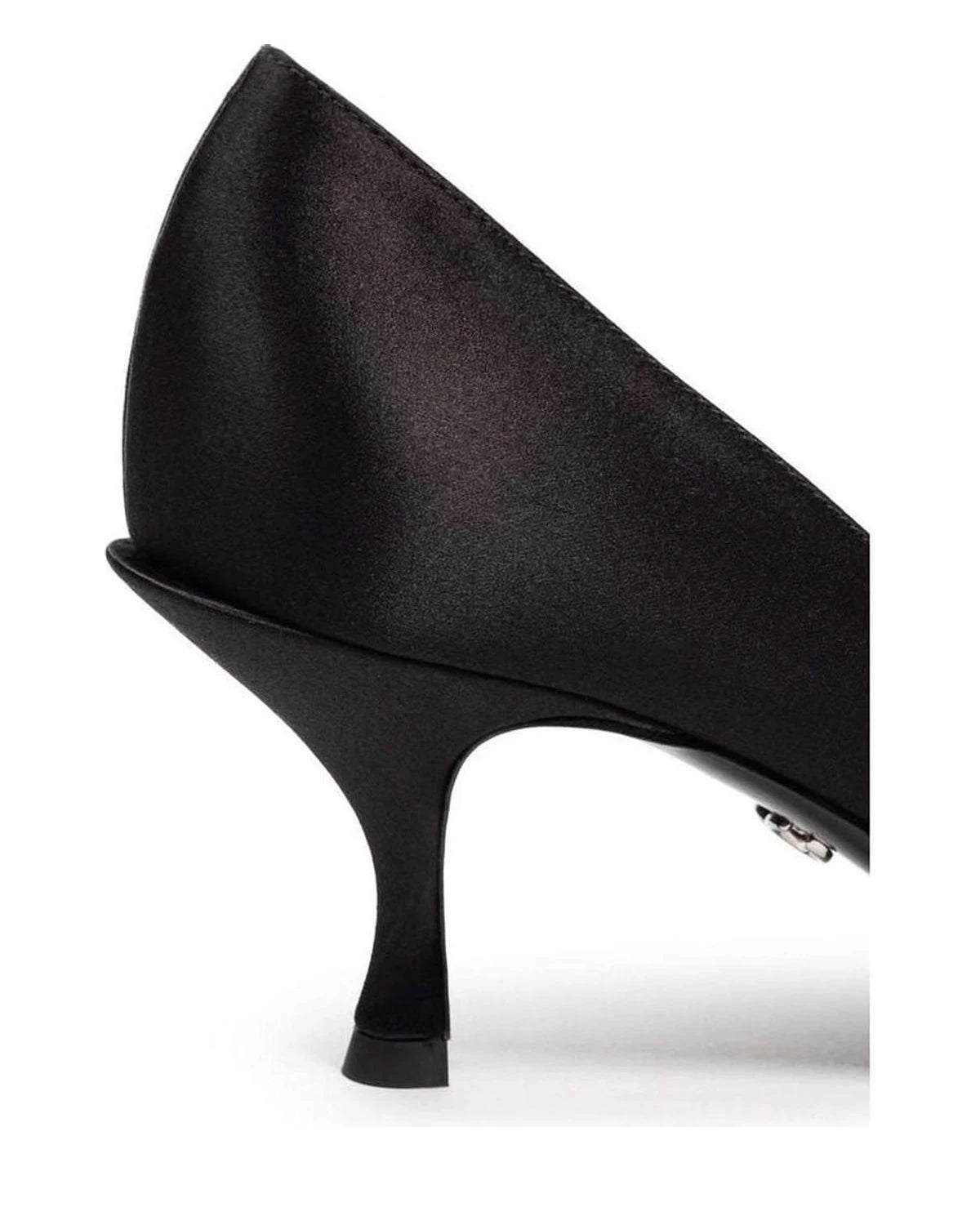 Dolce & Gabbana Viscose Black Pump Heels