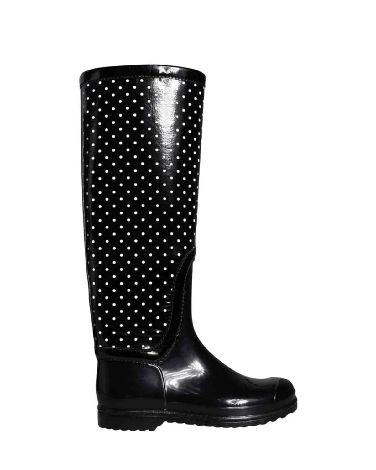 Dolce & Gabbana Black Rubber Boot Boots