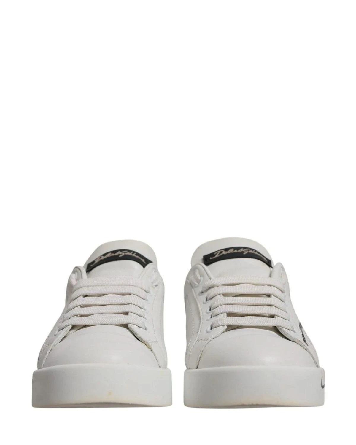 Dolce & Gabbana Blue Logo Portofino Sneakers Shoes Sneakers