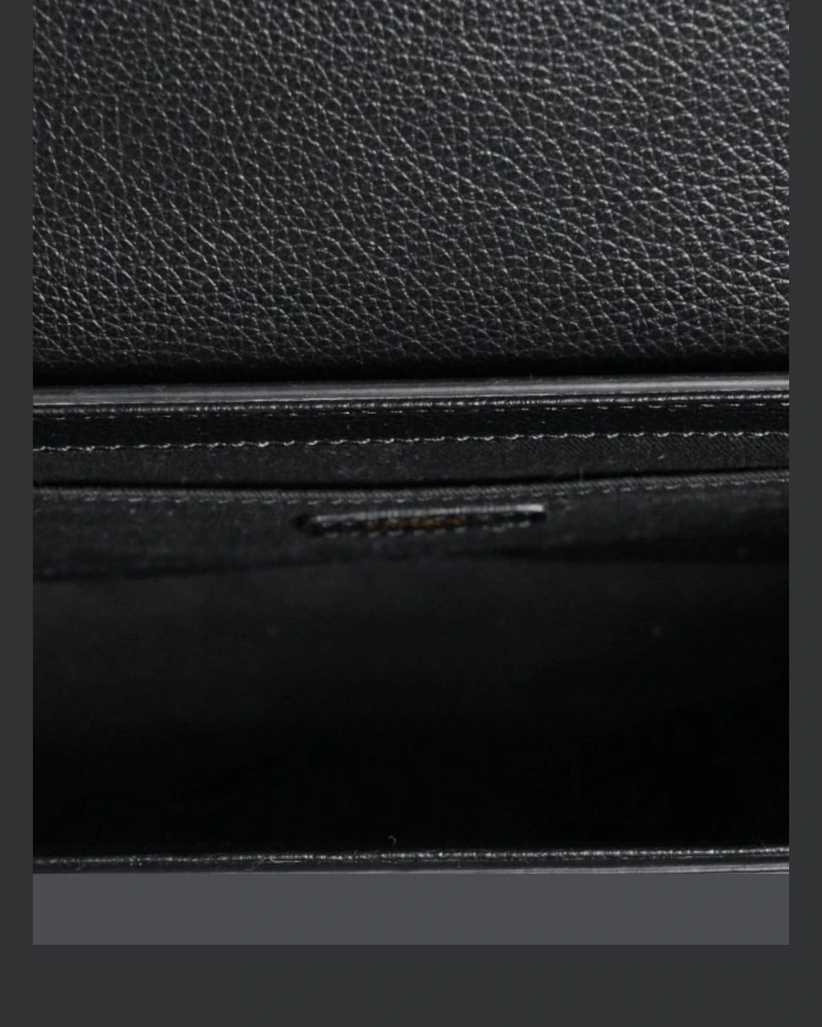 Versace Black Leather Grainy Calf Logo Crossbody Shoulder Bag Cross Body Bags