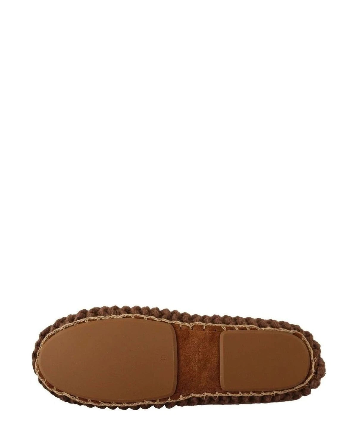 Dolce & Gabbana Wool Elegant Knit Ballerina Flats Flats