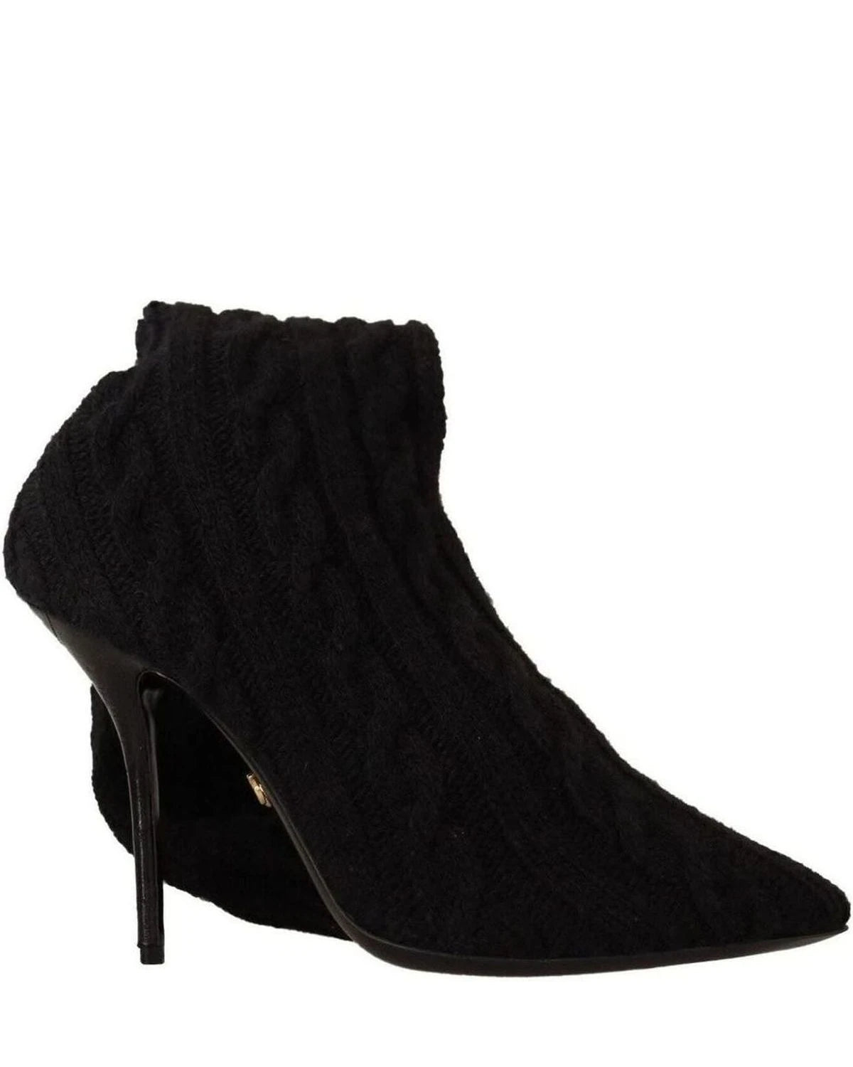 Dolce & Gabbana Black Elegant Stretch Sock Boots Boots
