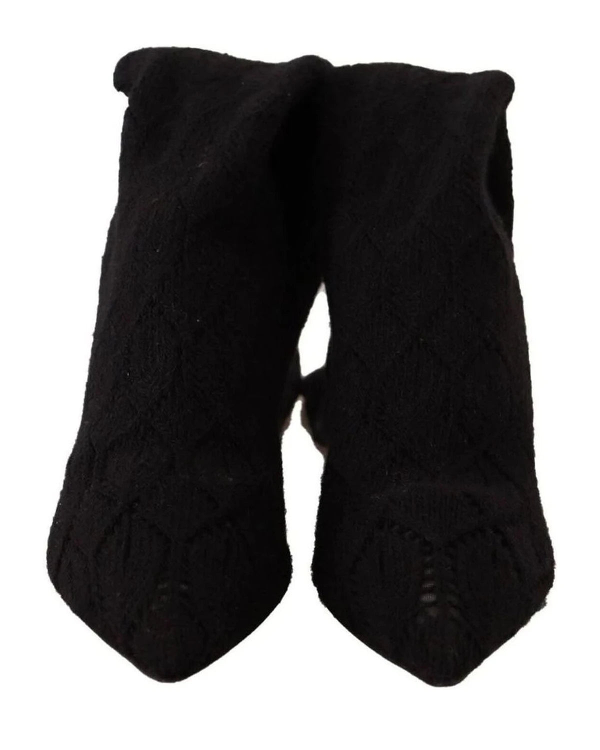 Dolce & Gabbana Black Elegant Stretch Socks Boots Boots