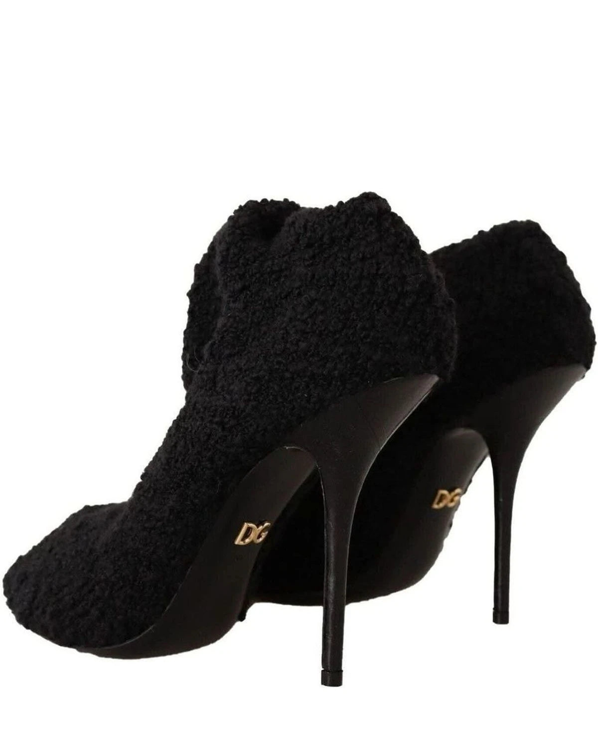 Dolce & Gabbana Black Chic Stretch Sock Boots Boots