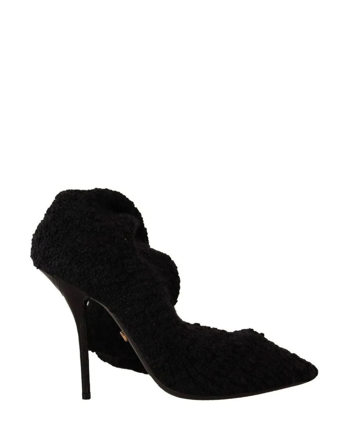 Dolce & Gabbana Black Chic Stretch Sock Boots Boots