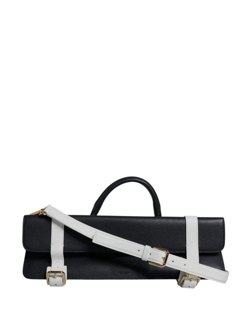 Dolce & Gabbana White Leather Calfskin Crossbody Shoulder Bag Shoulder Bags