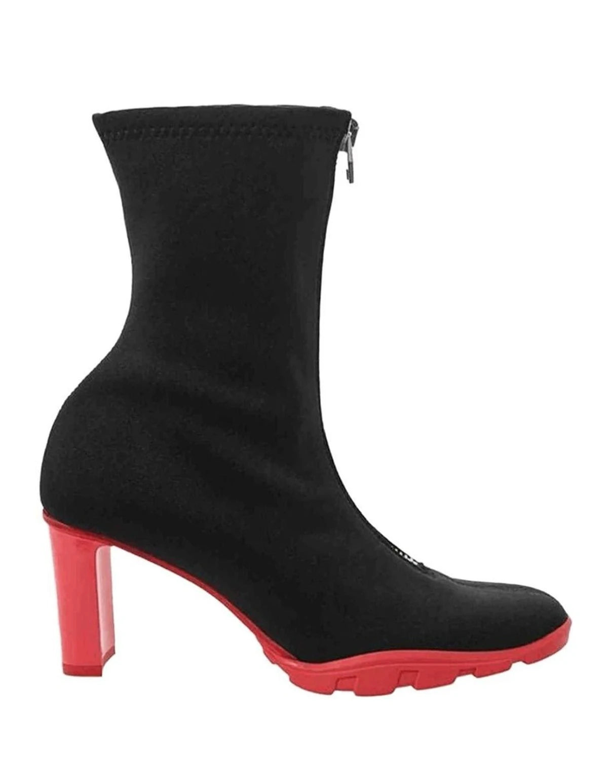 Alexander Mcqueen Black Neoprene Boot Glam Steals