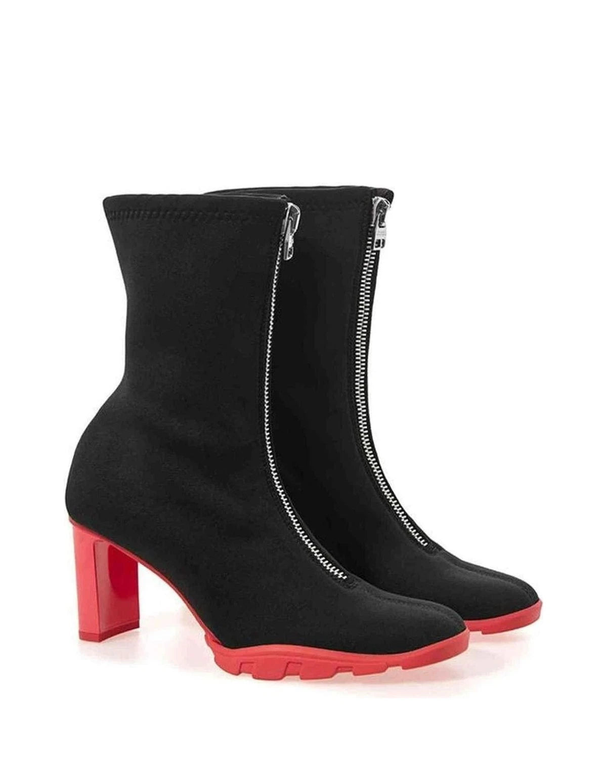 Alexander Mcqueen Black Neoprene Boot Boots