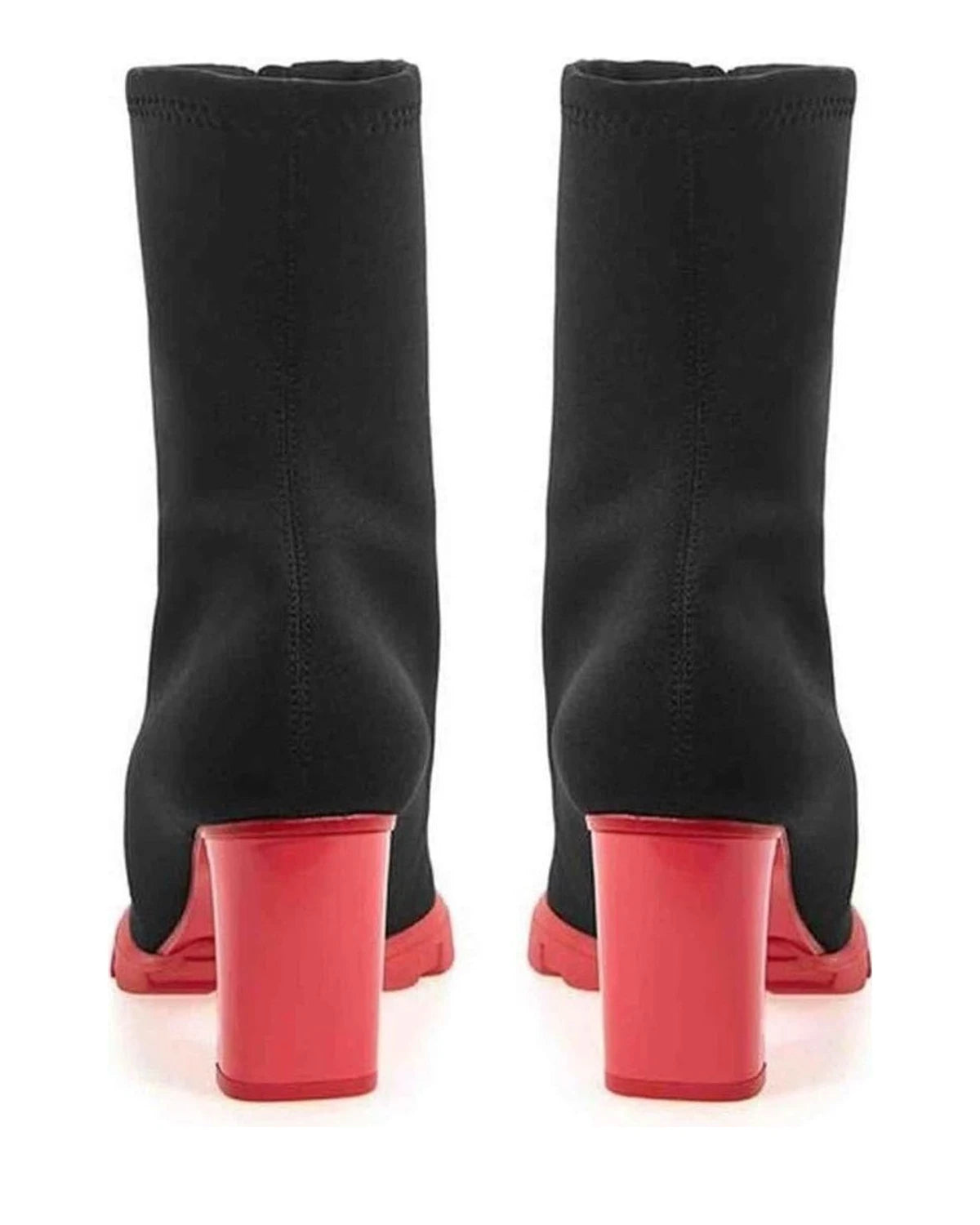 Alexander Mcqueen Black Neoprene Boot Boots