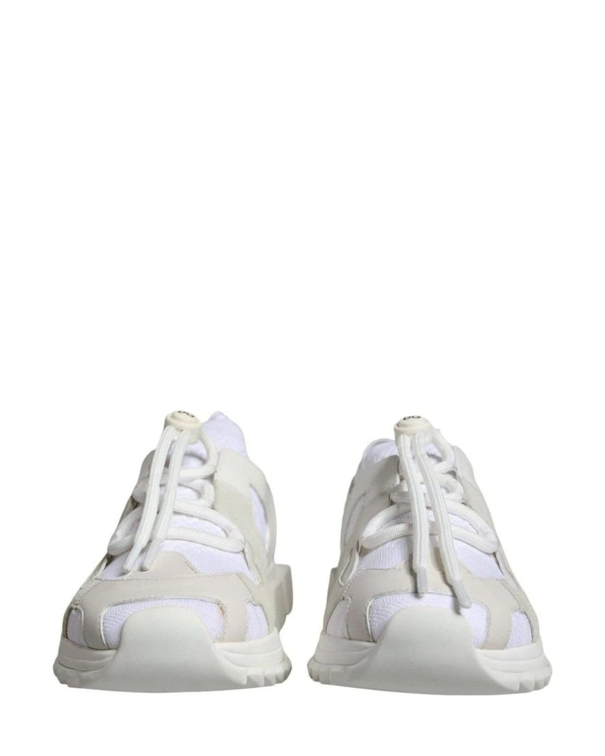 Dolce & Gabbana White Mesh Sorrento Trekking Sneakers Shoes Sneakers