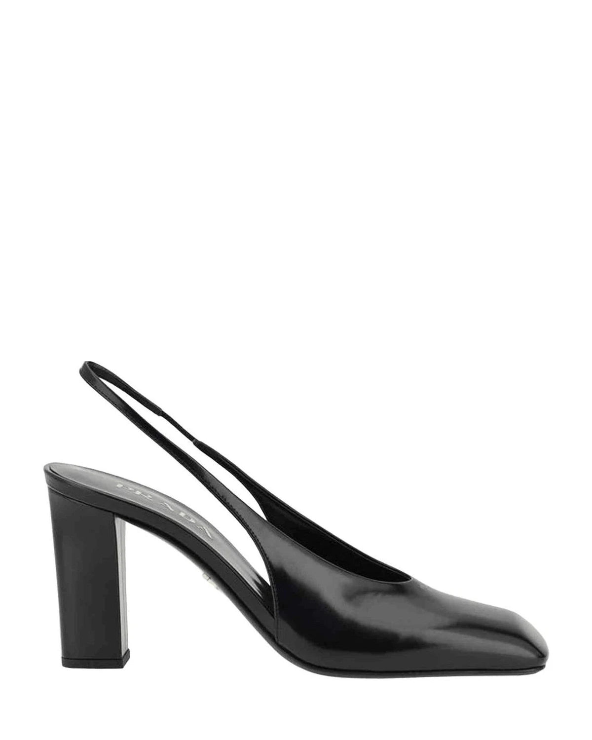 Prada Black Leather Calf Pumps Glam Steals