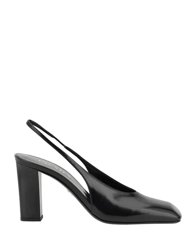 Prada Black Leather Calf Pumps Glam Steals