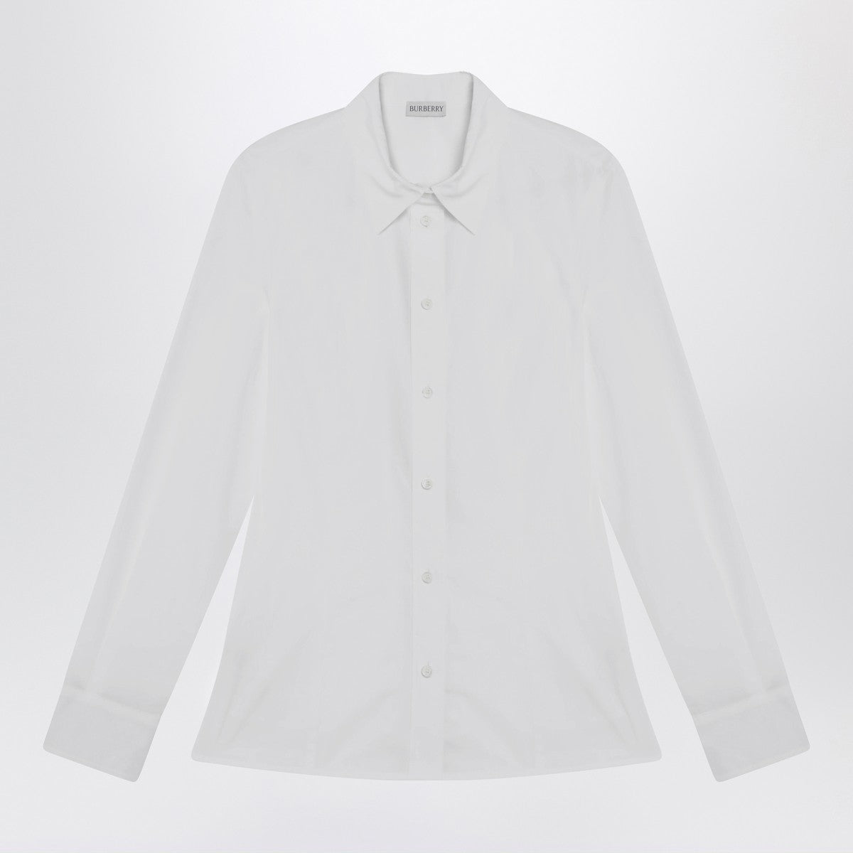 Burberry White Cotton Slim Fit Shirt Glam Steals
