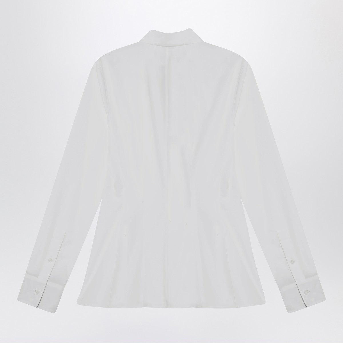 Burberry White Cotton Slim Fit Shirt Glam Steals