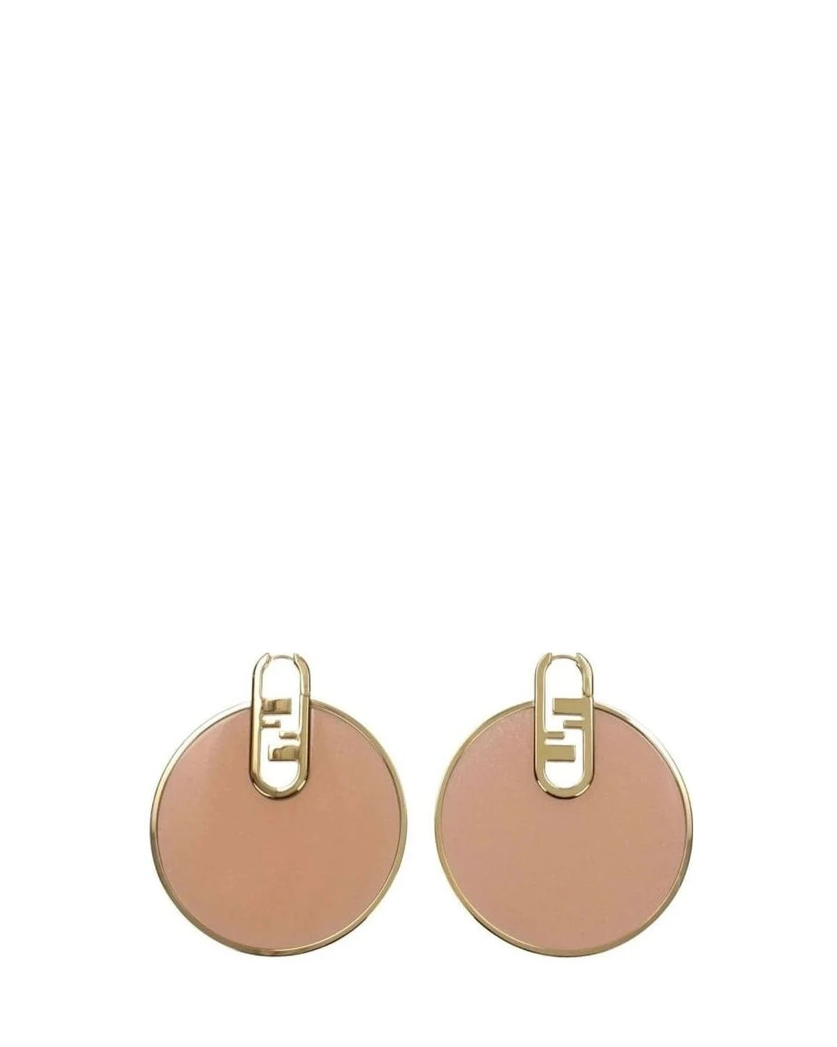 Fendi Plexiglass Pink Earrings