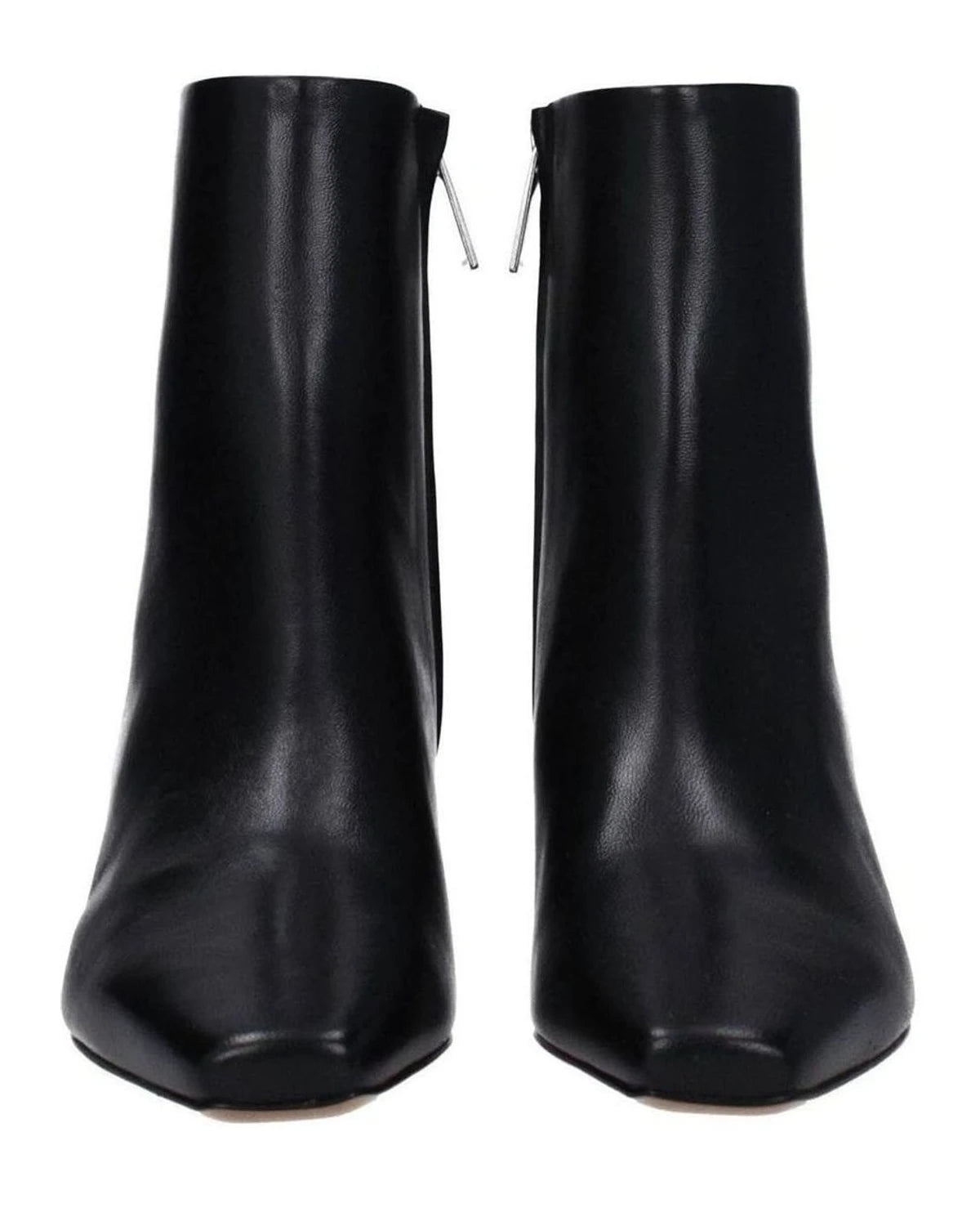 Off- Leather White Ankle Boots Boots