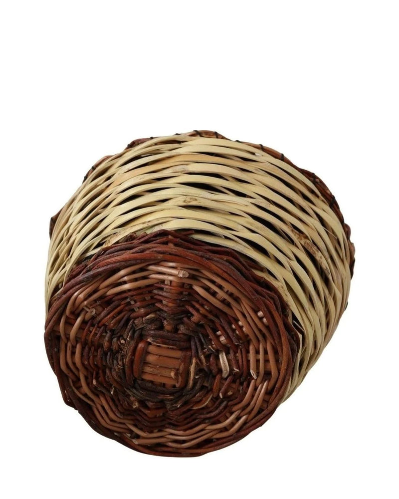 Dolce & Gabbana Beige Chic Wicker Basket Tote Bag Handbags