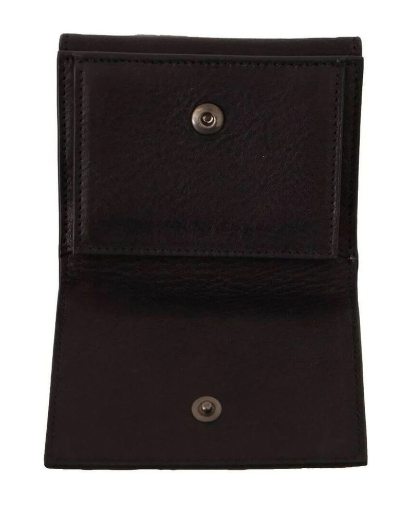 Dolce & Gabbana Leather Trifold Multi Kit Wallet Wallets