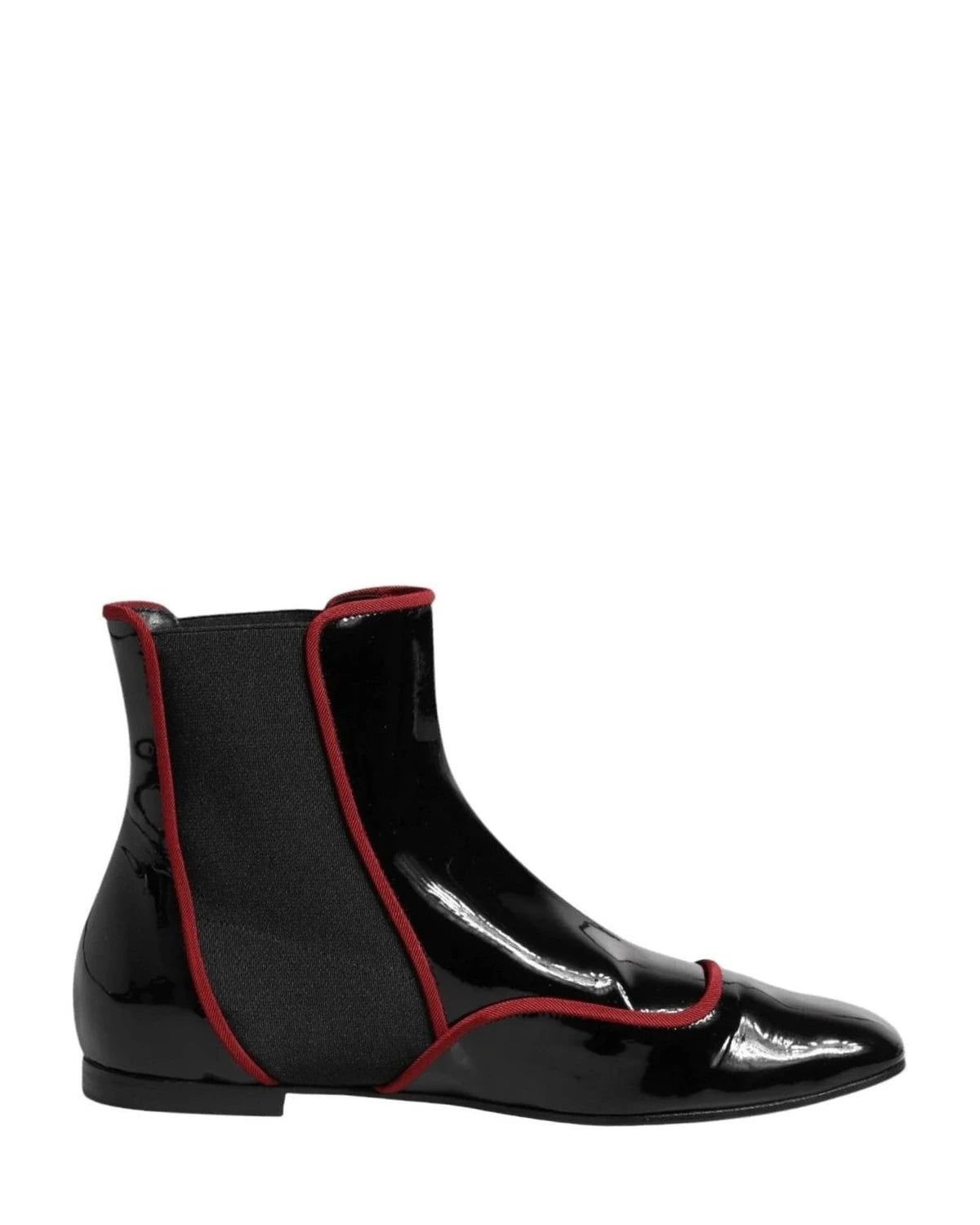 Dolce & Gabbana Black Jackie Buttoned Chelsea Boots Shoes Boots