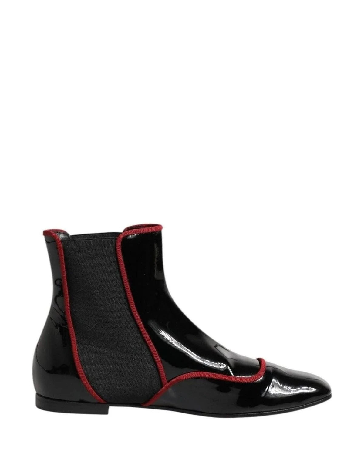 Dolce & Gabbana Black Jackie Buttoned Chelsea Boots Shoes Boots