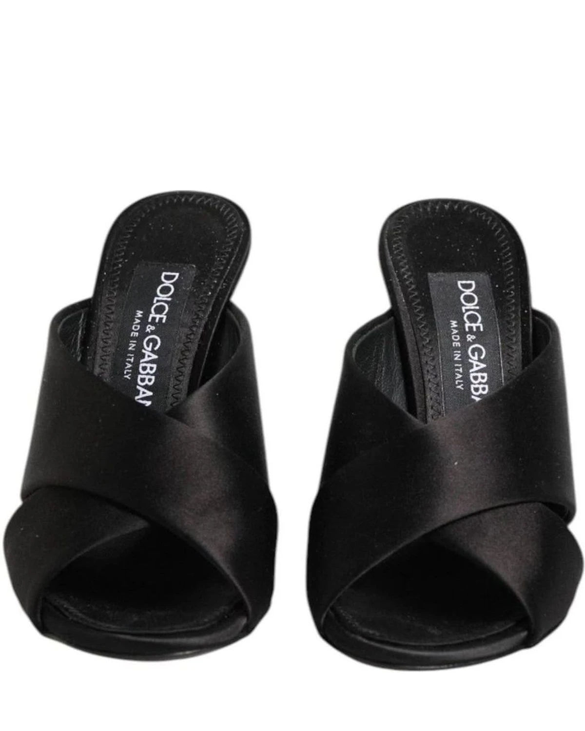 Dolce & Gabbana Black Keira Baroque High Heel Sandals Shoes Heels