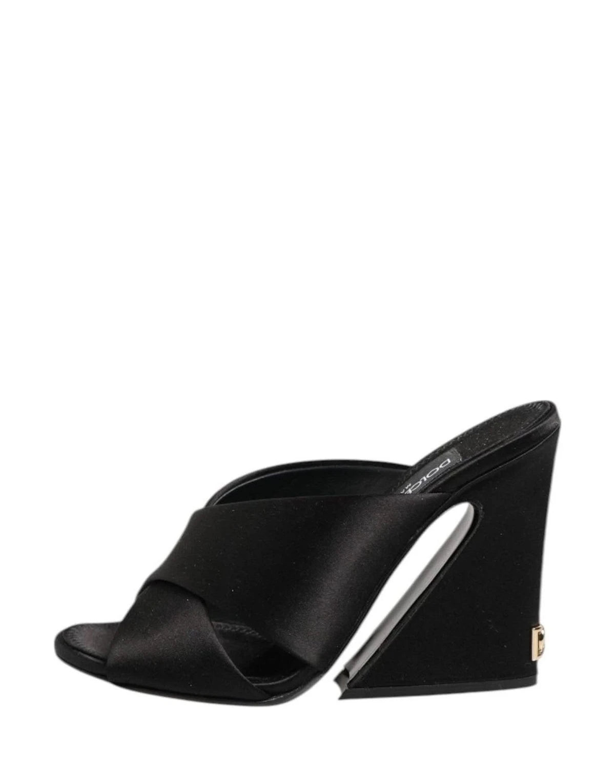 Dolce & Gabbana Black Keira Baroque High Heel Sandals Shoes Heels
