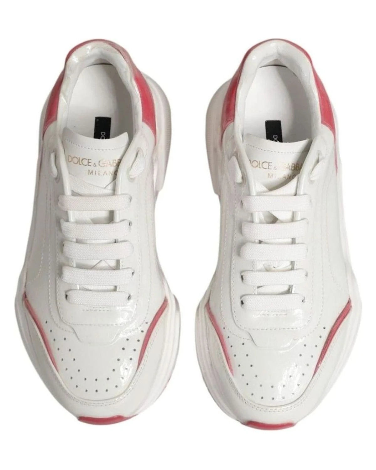 Dolce & Gabbana White Daymaster Low Top Sneakers Shoes Sneakers