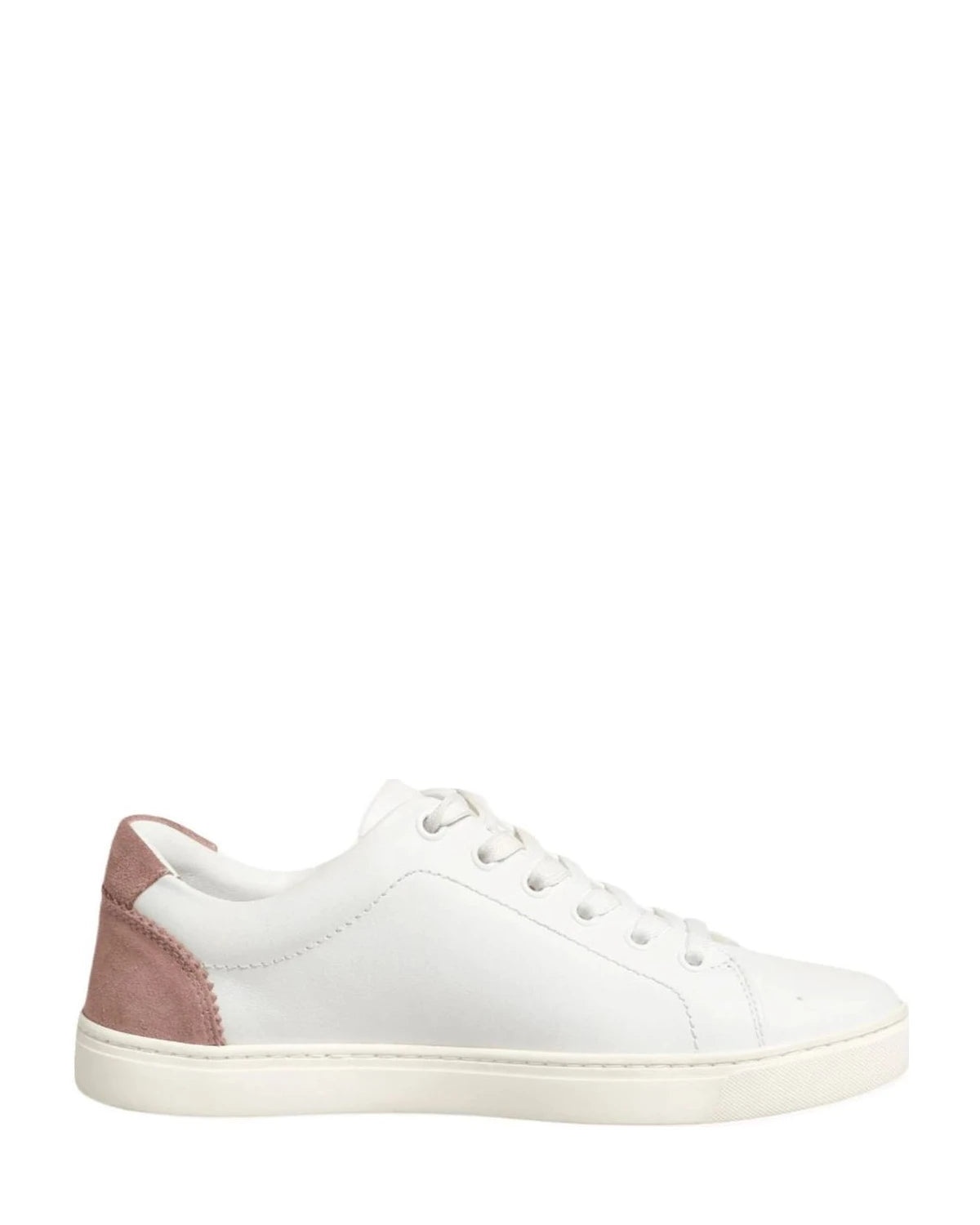 Dolce & Gabbana White Leather Low Top Sneakers Shoes Sneakers