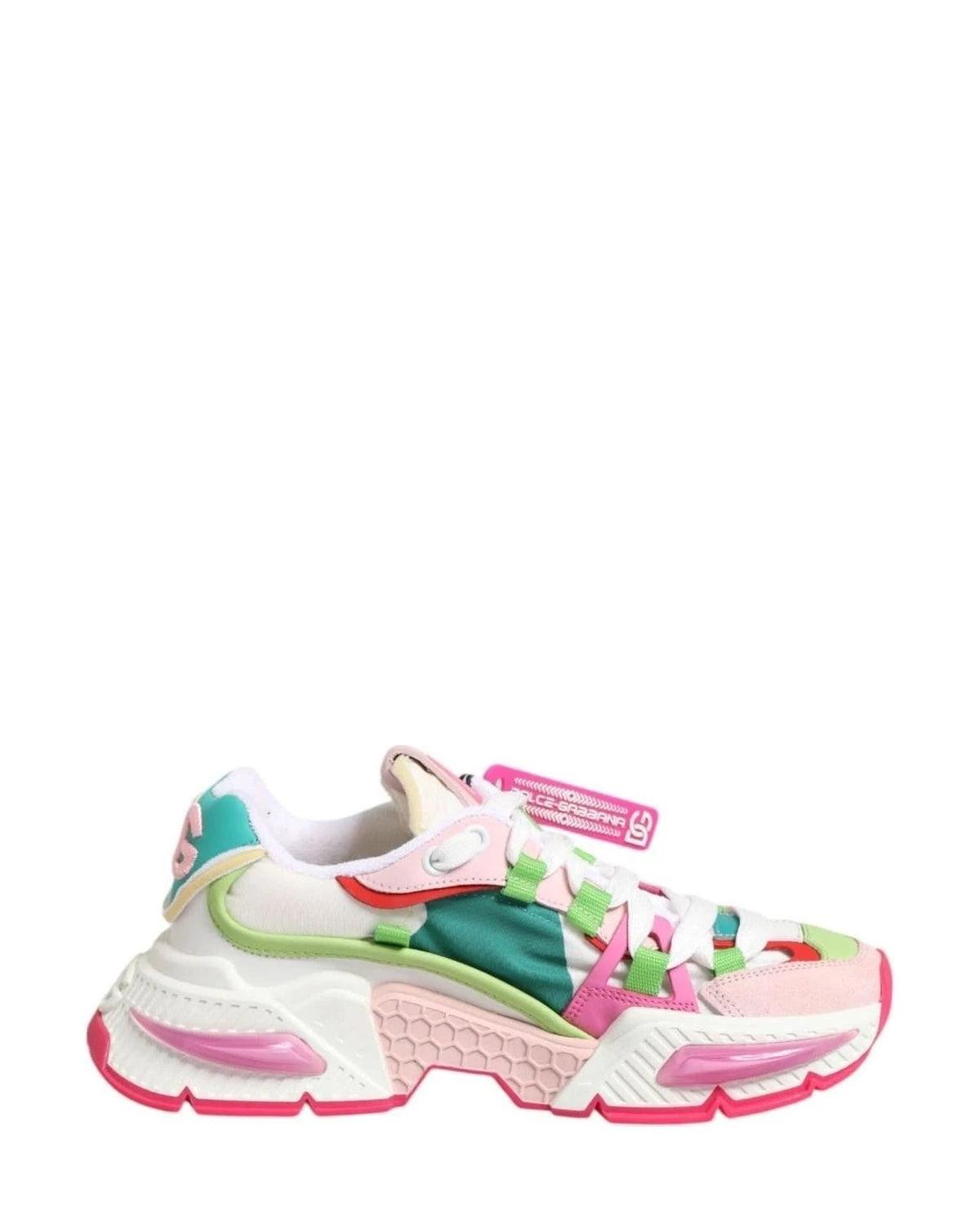 Dolce & Gabbana Multicolor Leather Airmaster Low Top Sneaker Shoes Sneakers