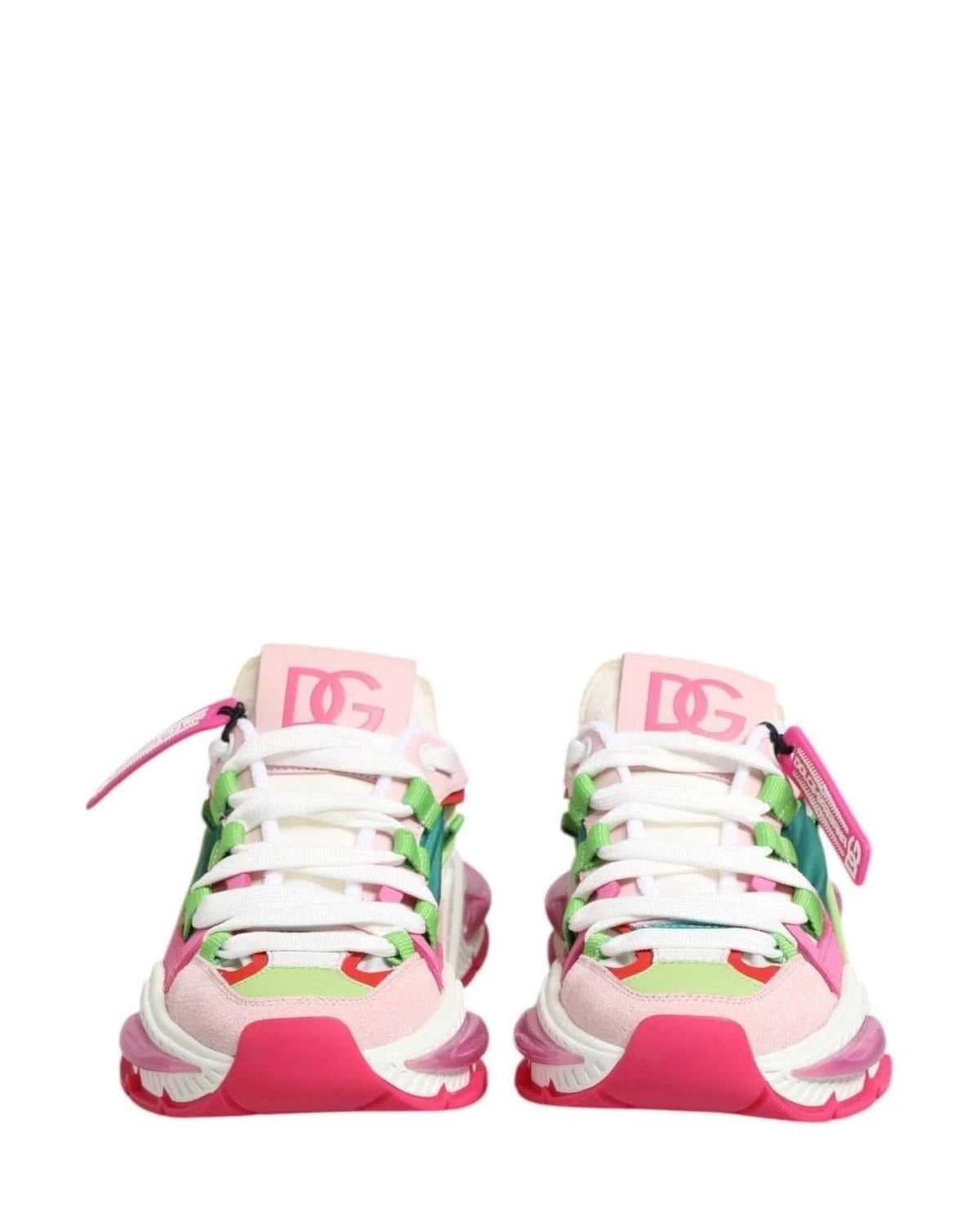 Dolce & Gabbana Multicolor Leather Airmaster Low Top Sneaker Shoes Sneakers