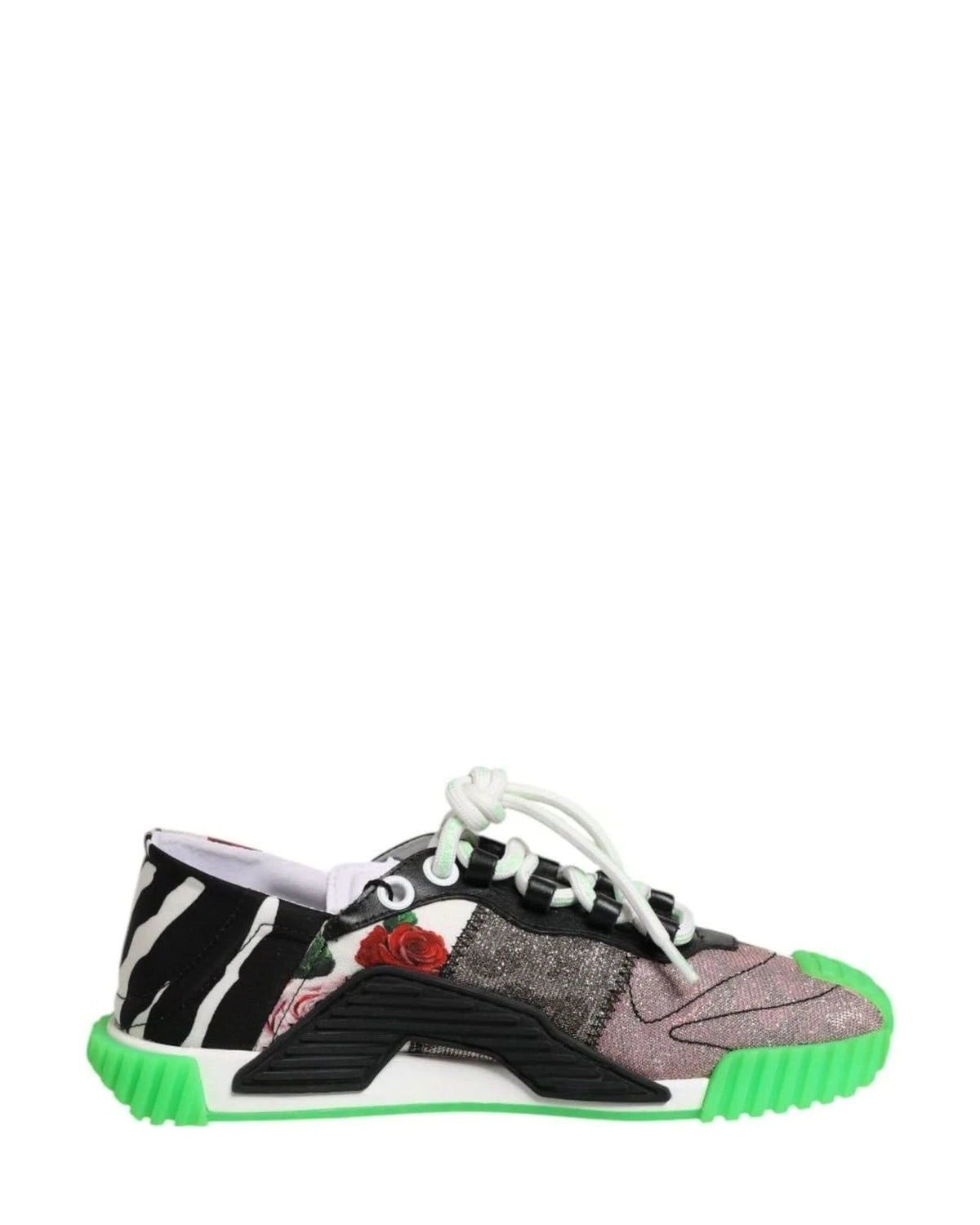 Dolce & Gabbana Multicor Dg Logo Leopard Cherry Sneaker Shoes Sneakers
