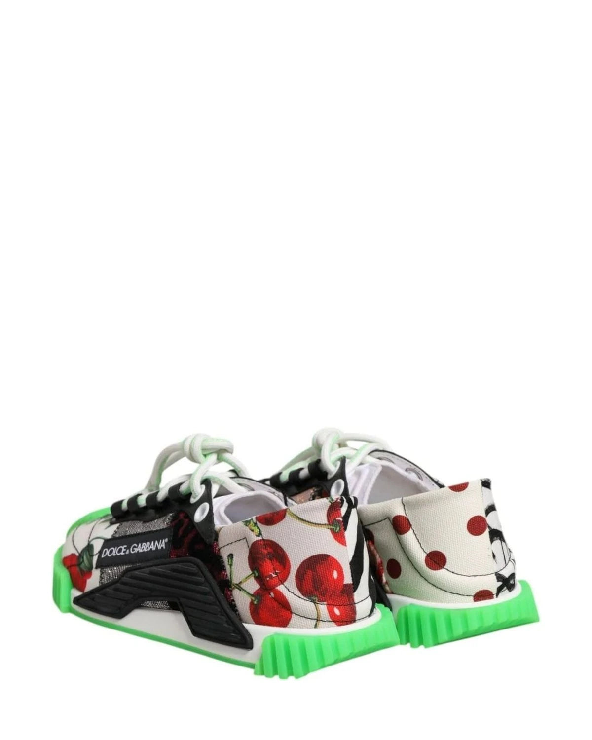 Dolce & Gabbana Multicor Dg Logo Leopard Cherry Sneaker Shoes Sneakers