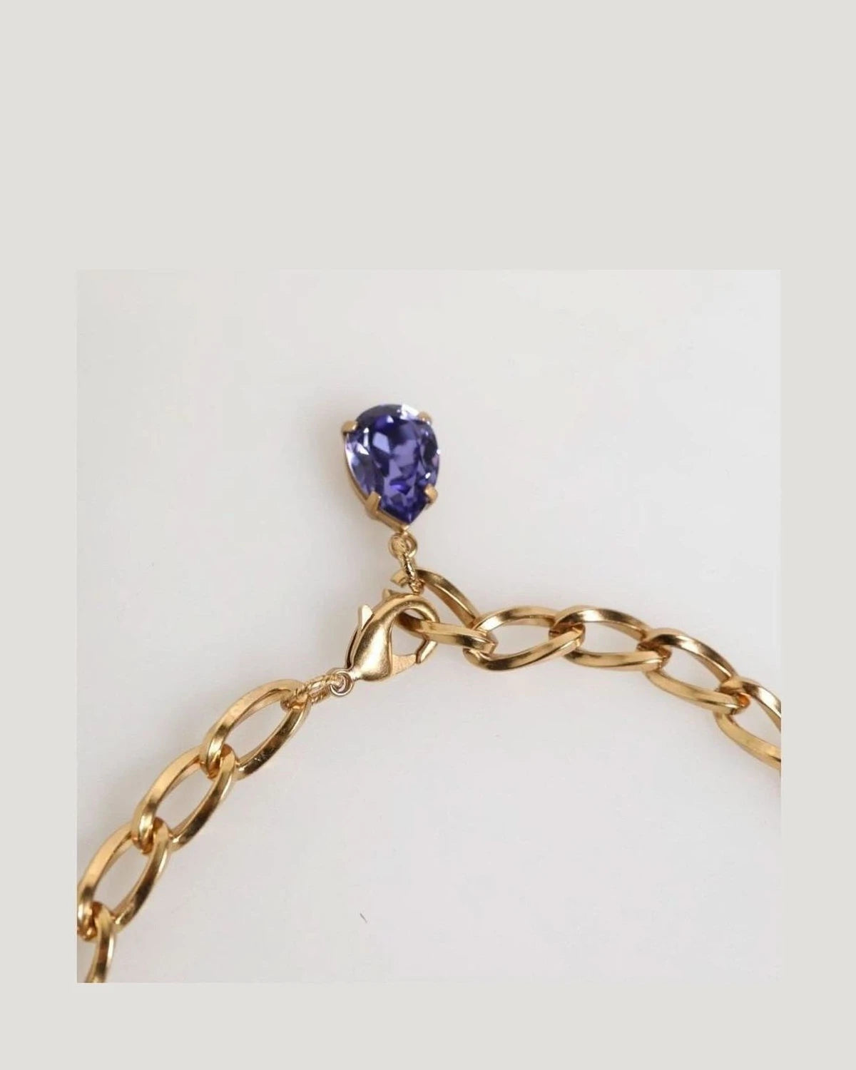 Dolce & Gabbana Purple Brass Crystal Pearl Floral Pendant Jewelry Necklace Necklaces