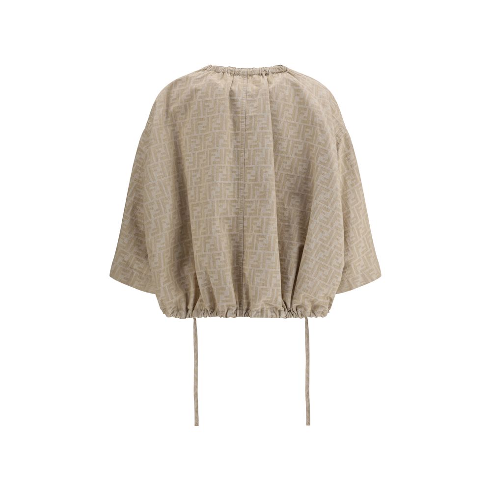 Fendi Oversize Chambray Jacket Glam Steals