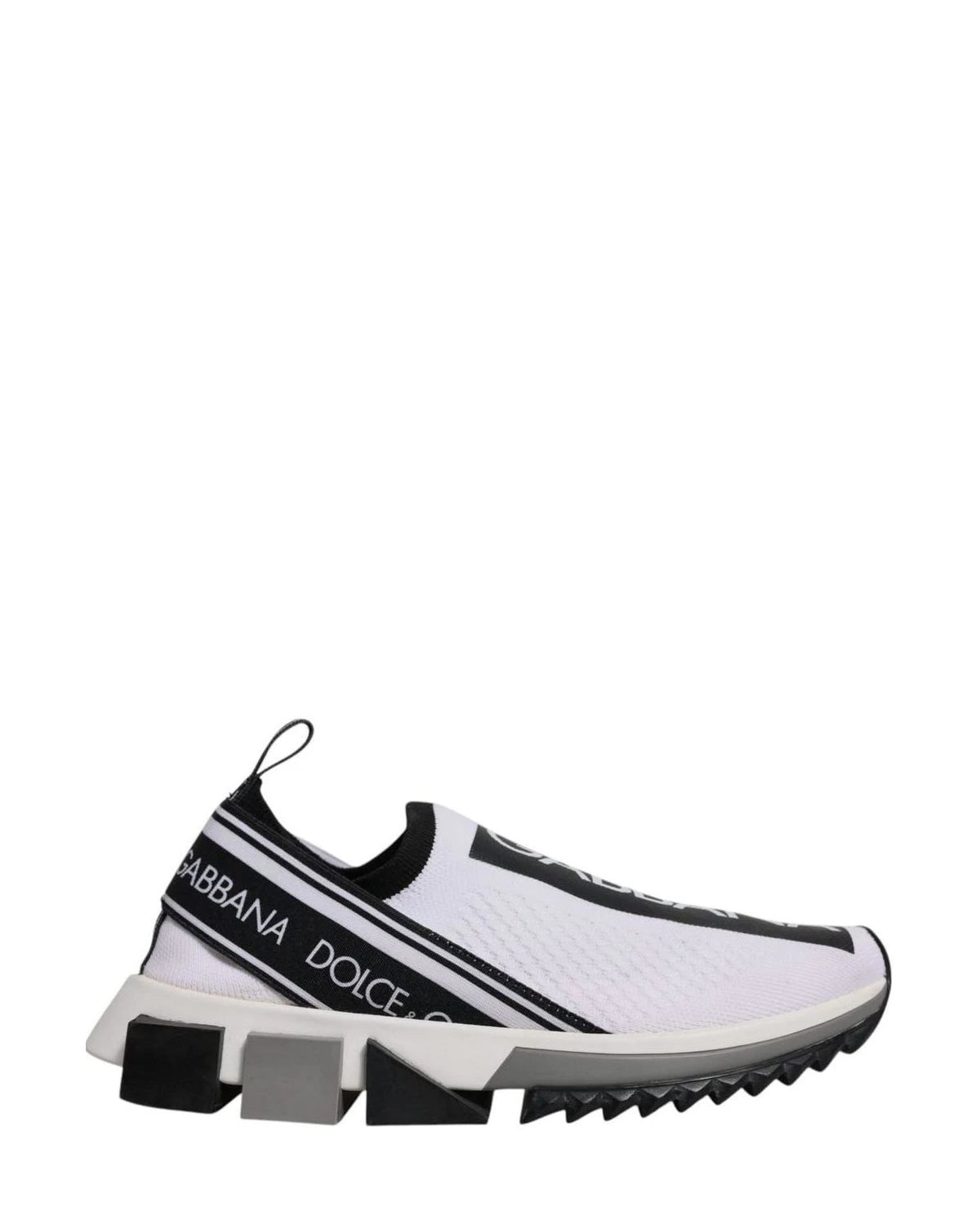 Dolce & Gabbana Black Slip On Sorrento Sneakers Shoes Sneakers