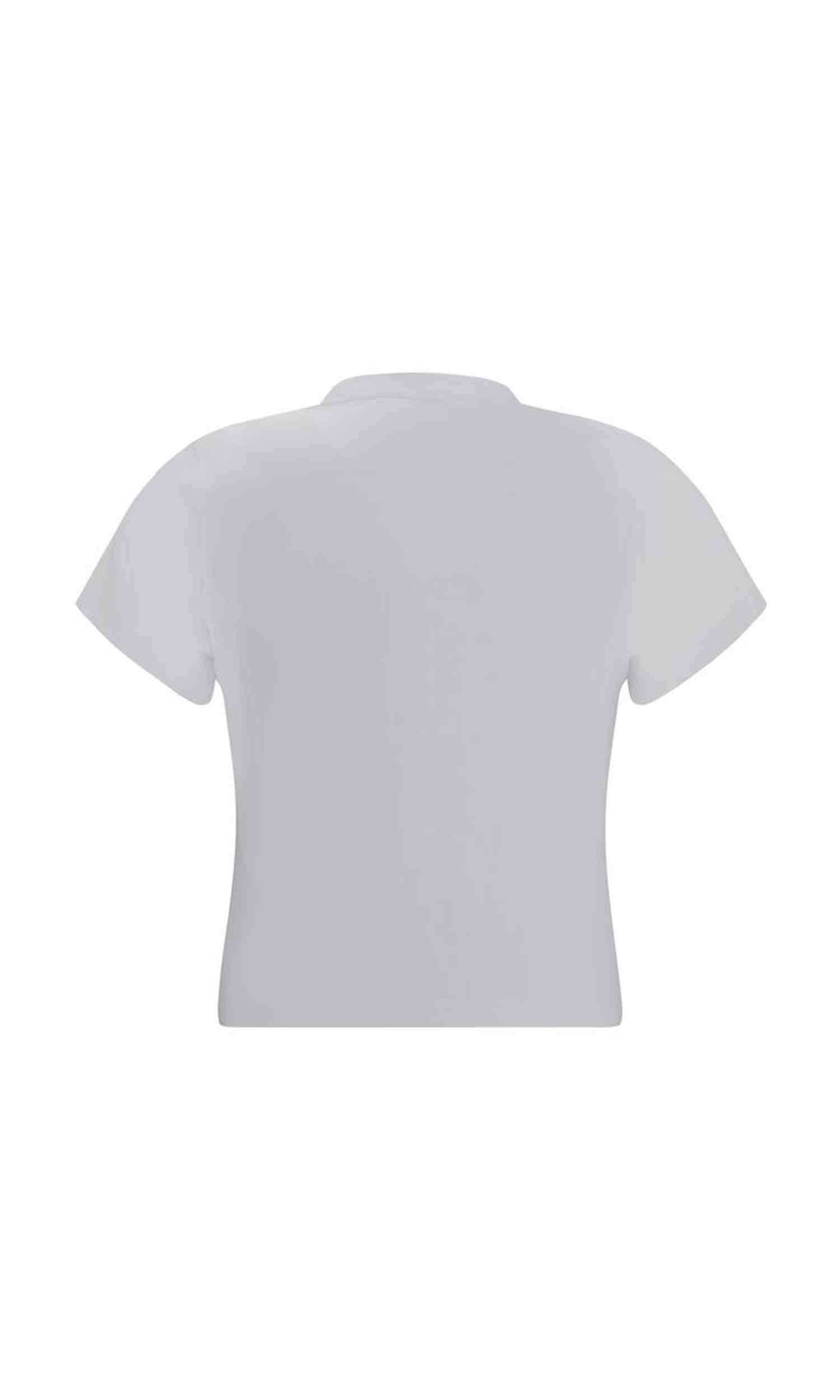 Alexander Wang Cropped T-Shirt Glam Steals
