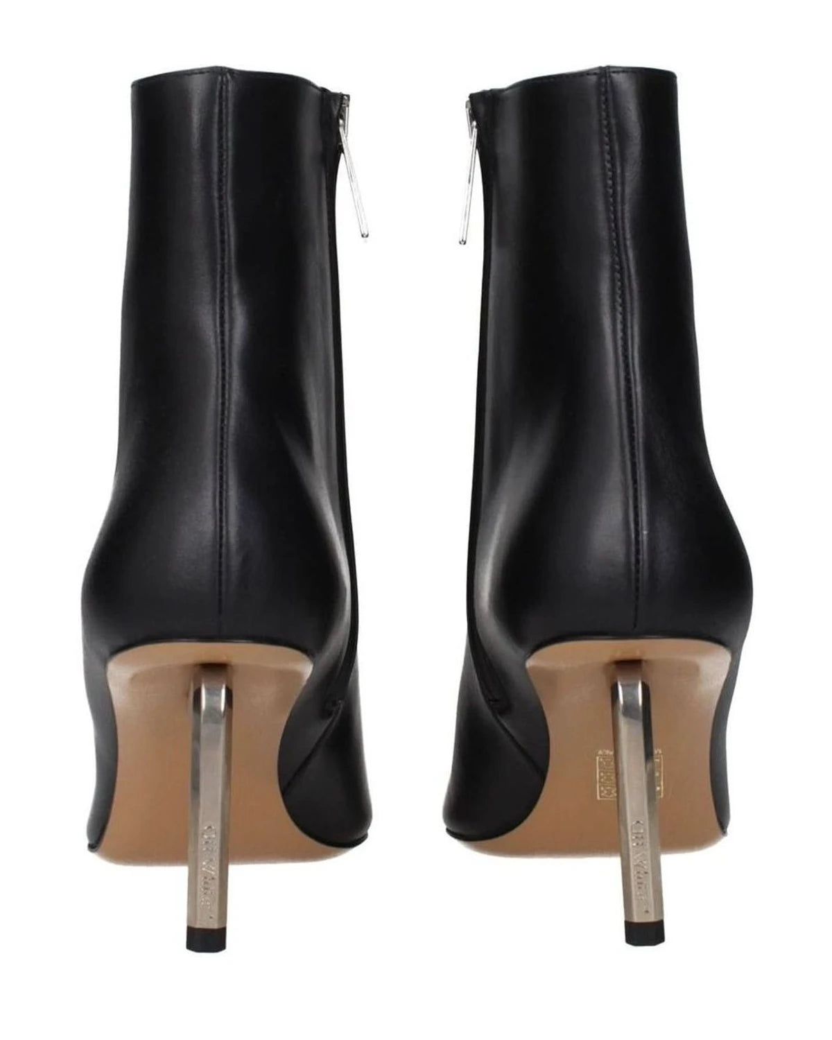 Off-white Leather Ankle Boots Boots